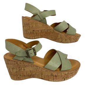 COPY - Kork-Ease Ava Sage Cork Wedge Size 36.5